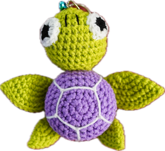 A-010 TURTLE CROCHET KEYCHAIN