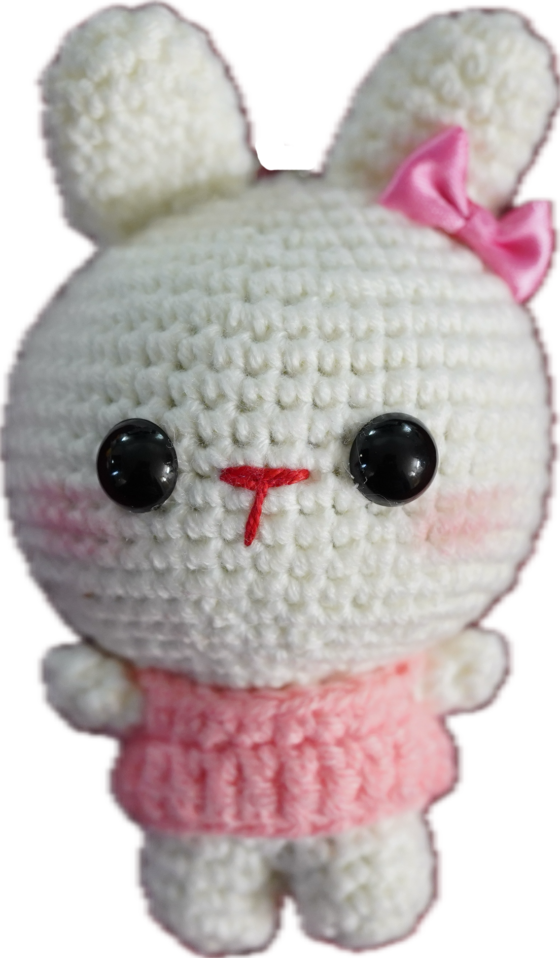 A-025 BUNNY CROCHET KEYCHAIN