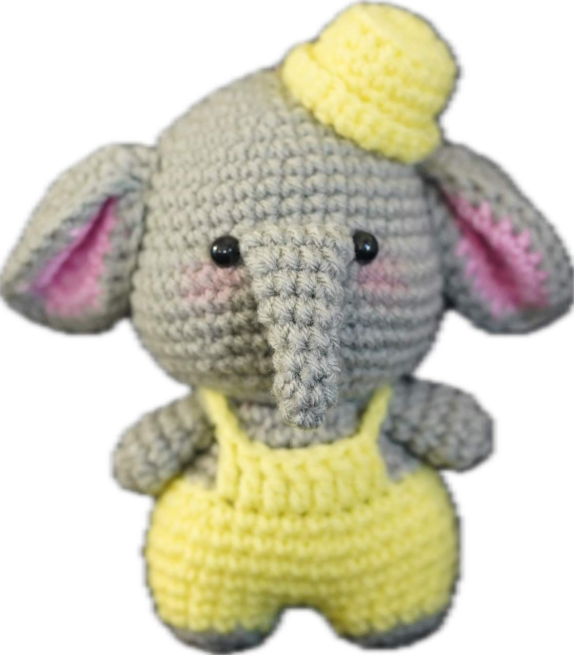 A-001 HANDCRAFTED KEY-CHAIN ELEPHANT WITH A HAT