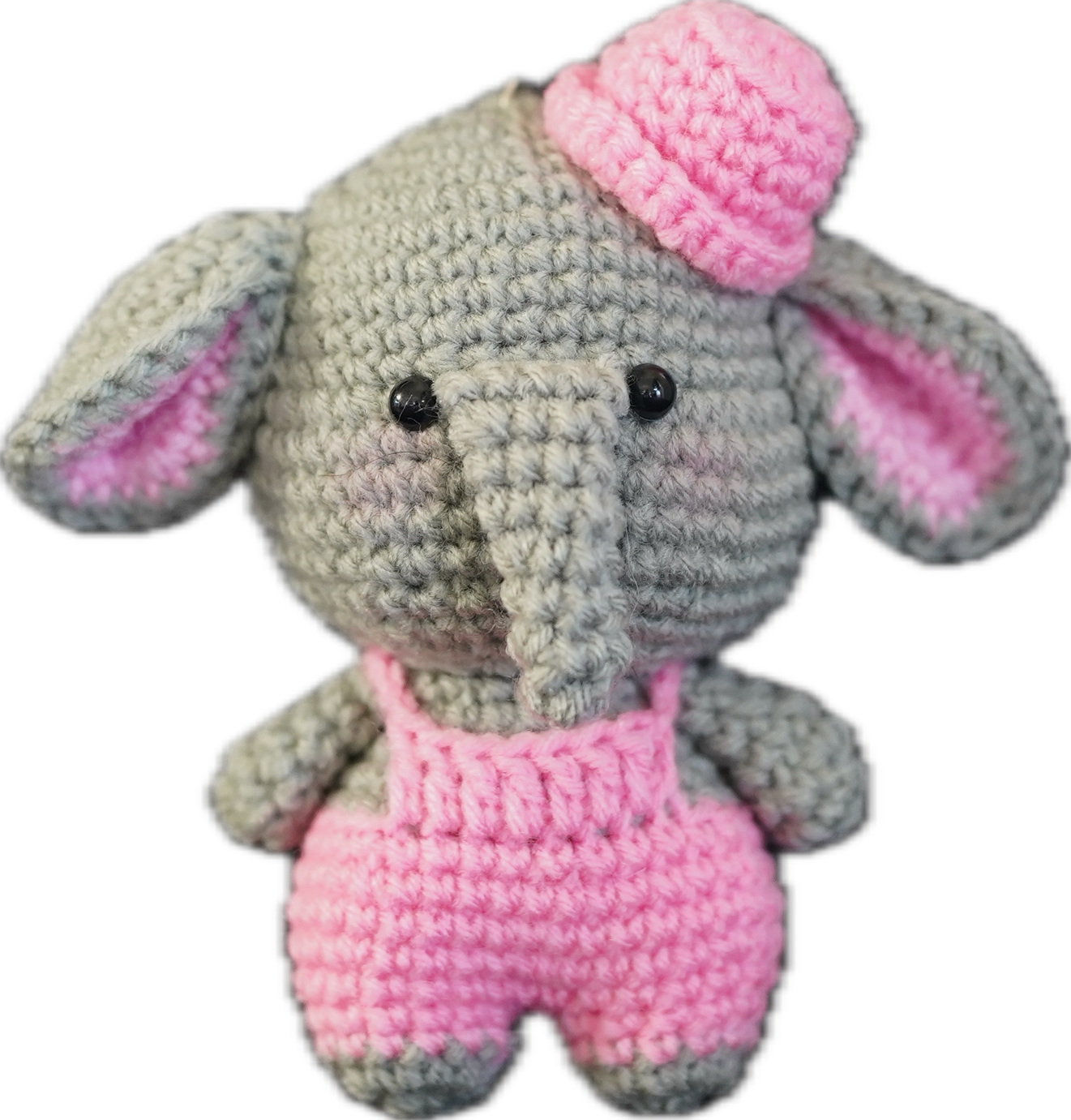 A-001 HANDCRAFTED KEY-CHAIN ELEPHANT WITH A HAT