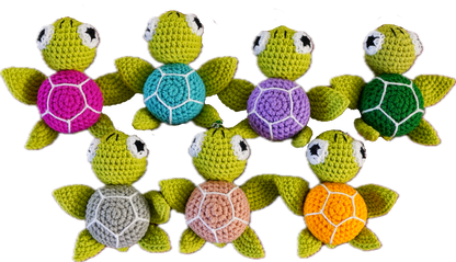 A-010 TURTLE CROCHET KEYCHAIN
