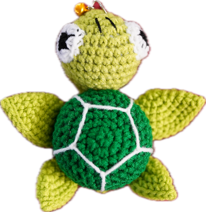A-010 TURTLE CROCHET KEYCHAIN