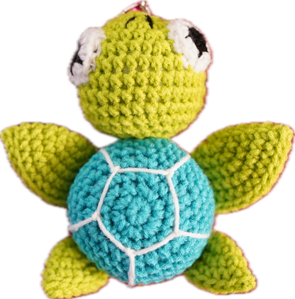 A-010 TURTLE CROCHET KEYCHAIN