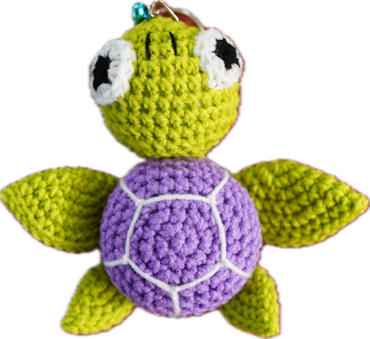A-010 TURTLE CROCHET KEYCHAIN