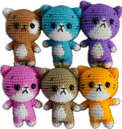 A-005 HANDCRAFTED CAT KEY-CHAIN