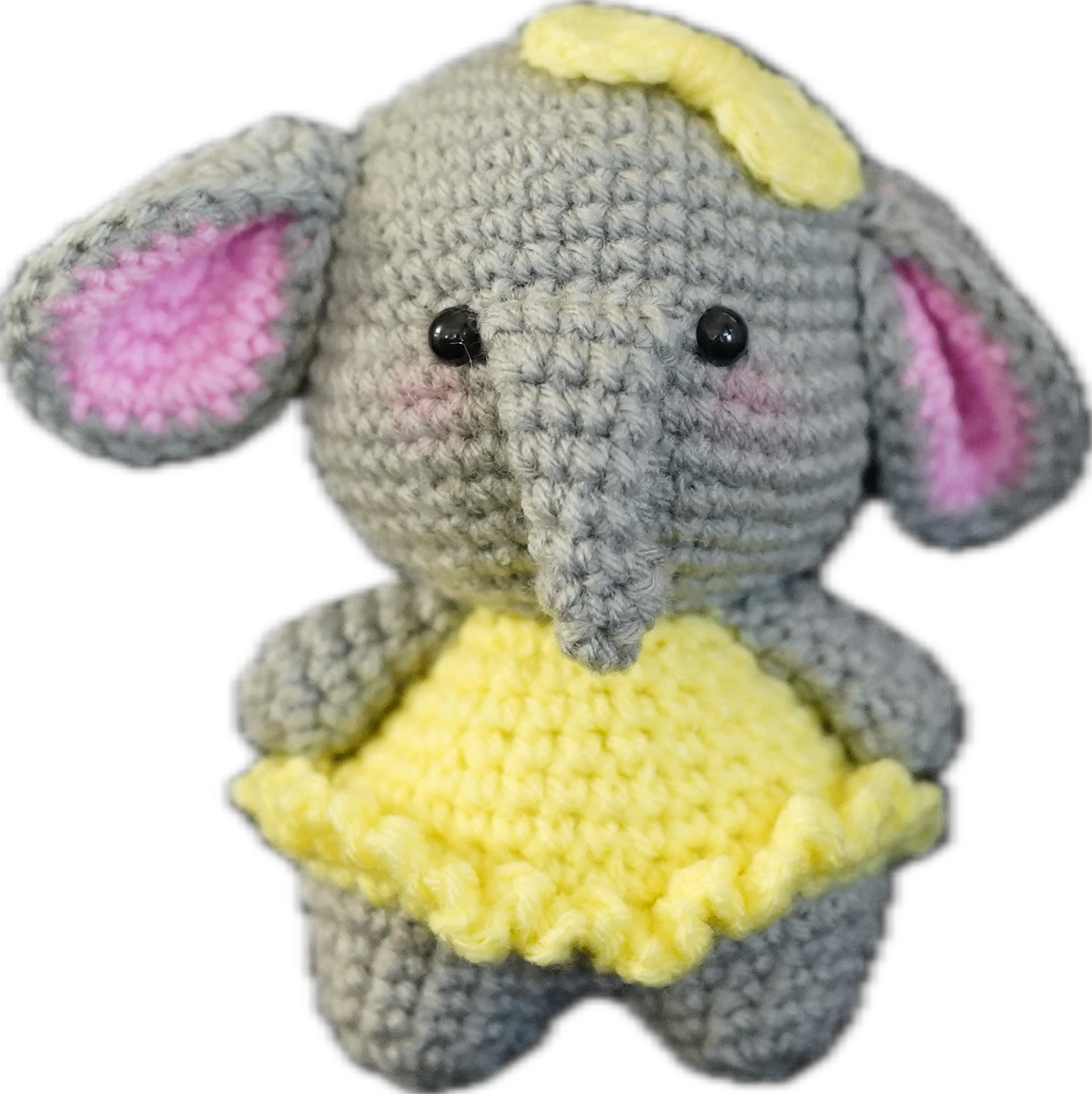 A-006 HANDCRAFTED ELEPHANT WITH BOW KEY-CHAIN