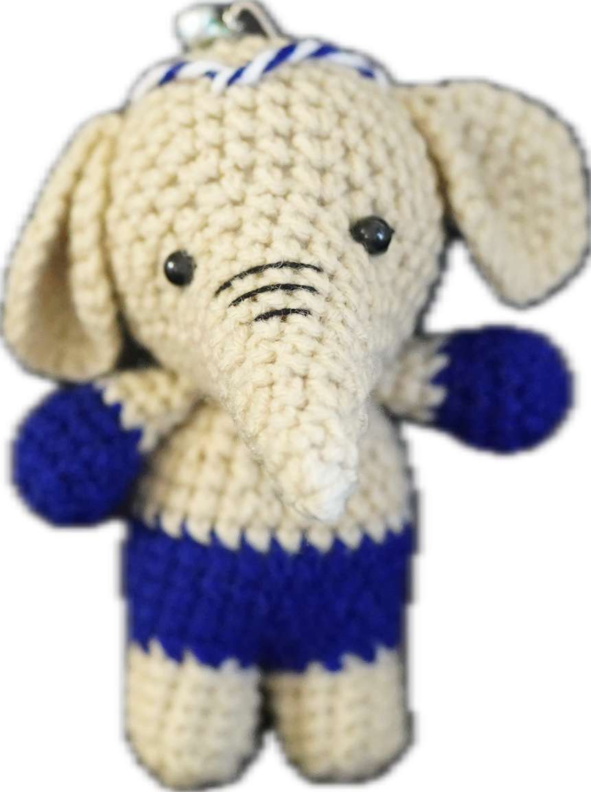A-003 HANDCRAFTED KEY-CHAIN ELEPHANT