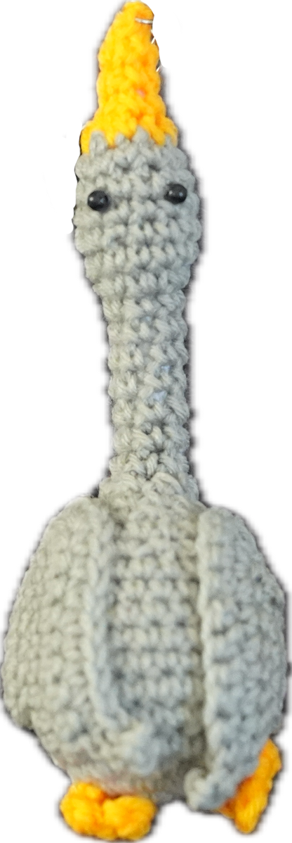 A-021 GOOSE CROCHET KEYCHAIN