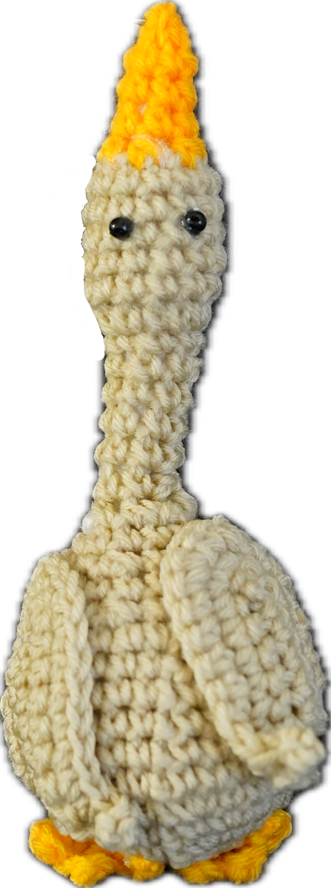 A-021 GOOSE CROCHET KEYCHAIN