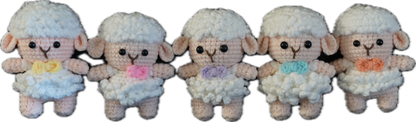 A-015 CUTE SHEEP CROCHET KEYCHAIN