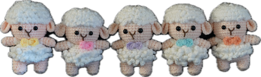 A-015 CUTE SHEEP CROCHET KEYCHAIN
