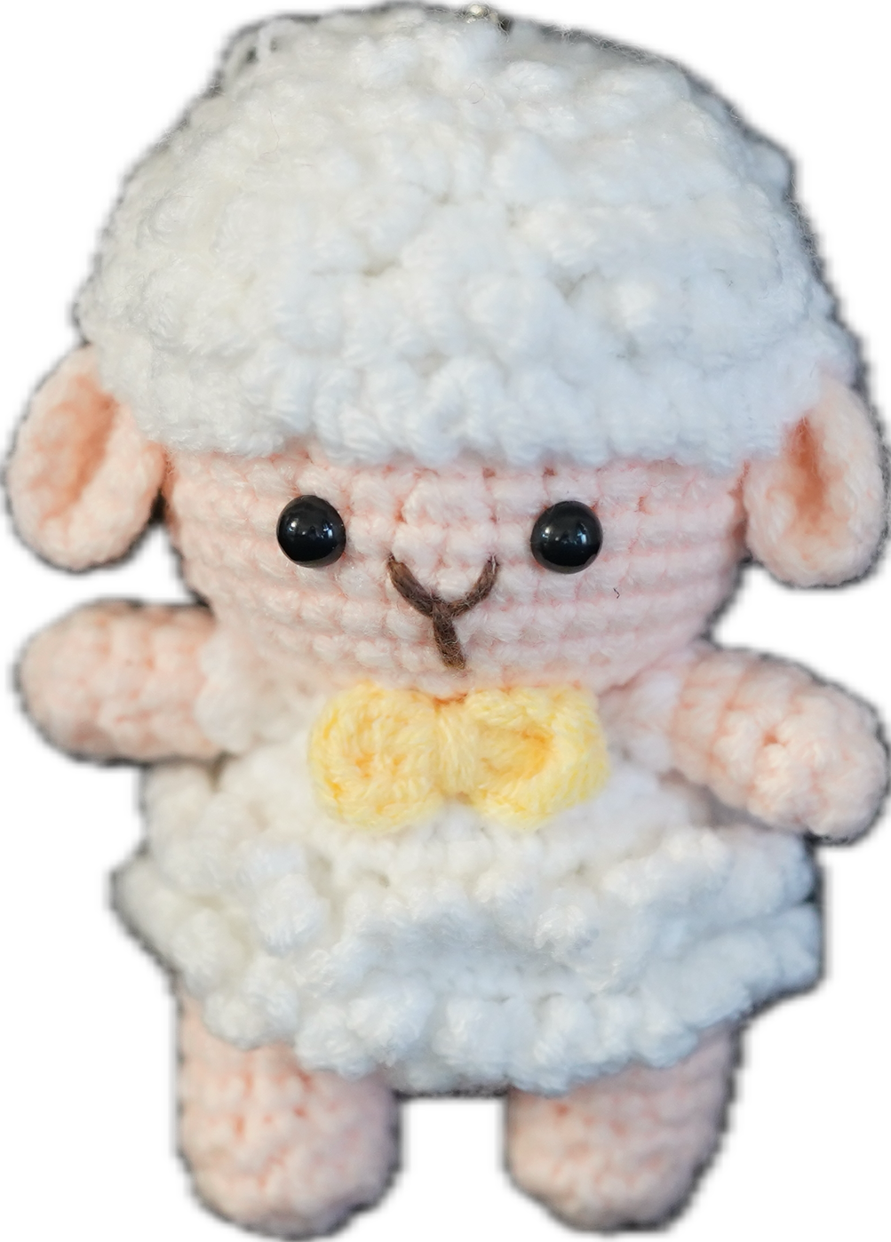A-015 CUTE SHEEP CROCHET KEYCHAIN