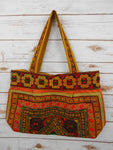 BM-006 DIAMOND HMONG EMBROIDERED HILL TRIBE TOTE SHOULDER BAG