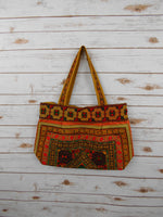 BM-006 DIAMOND HMONG EMBROIDERED HILL TRIBE TOTE SHOULDER BAG