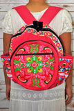 PC-001 FLOWER EMBROIDERED TRIBAL BACKPACK
