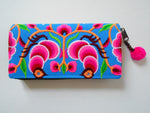 W-001 SILK WORM HMONG EMBROIDERED WALLET